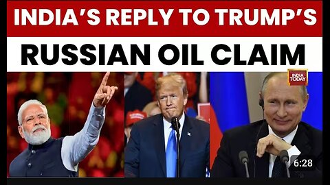 India's Big Reply On Donald Trump's Russian Oil Claim 'India Won't Buy Russian Oil' | India Today