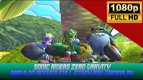 Sonic Riders Zero Gravity | Full Babylon Rogues Story Playthrough