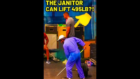 NEVER tell the gym janitor to hurry up 💀