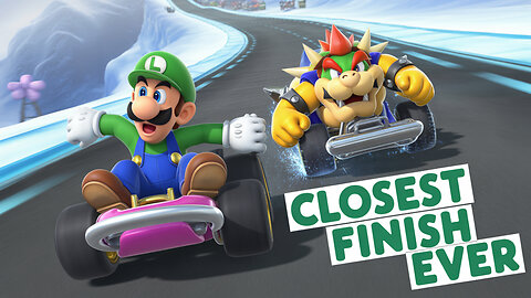 THE BEST MARIO KART 8 DX RACE EVER