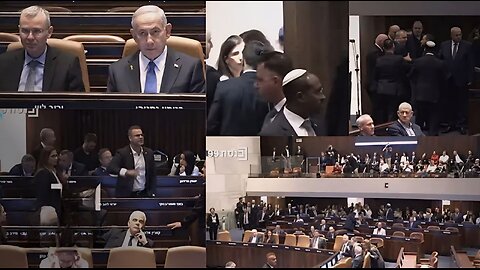War Criminal Netanyahu Confronted by Chaos, Chants, Booes at Knesset Over Gaza and Hostages