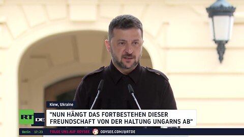 Selenskij zu Angrifffen auf Öl-Pipeline: "Druschba" hängt nun von Ungarn ab