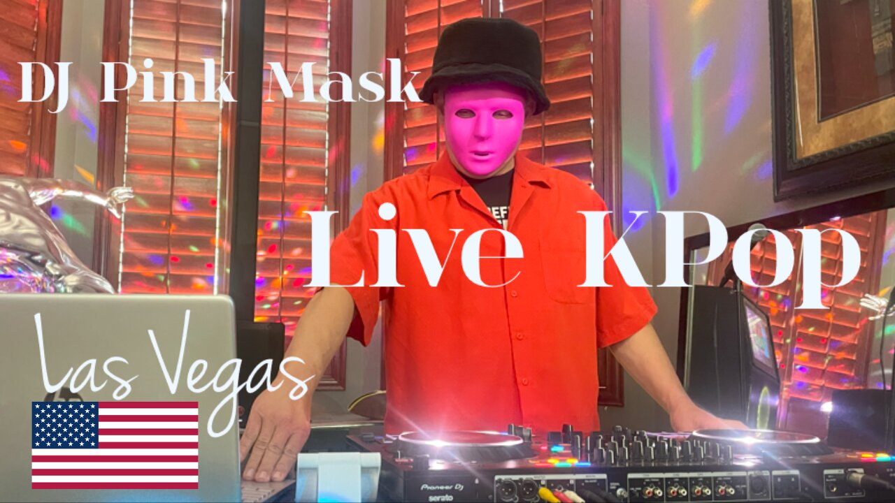 KPop DJ Pink Mask Plays Mix of Hottest KPop Songs Music