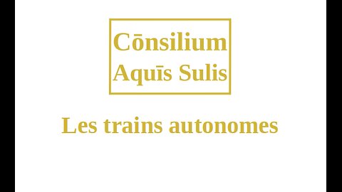 Les trains autonomes (Français)