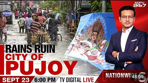 Kolkata Rains | West Bengal News LIVE | Durga Puja 2025 | Rains Ruin City Of Pujo | Nationwide At 6