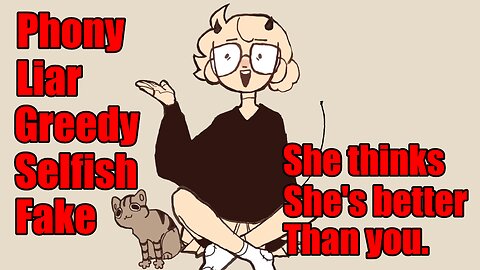 @bluebescuits is a phony and this is what I think of her