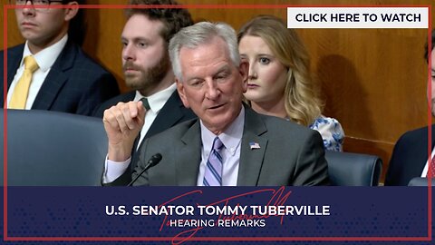 Senator Tuberville Speaks at Senate HELP Hearing on Unlocking Benefits for Independent Workers