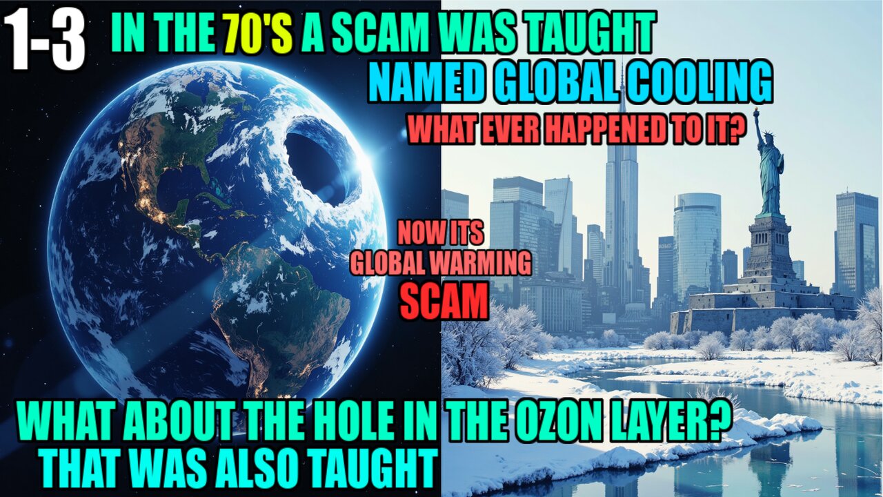 What Happened To The Hole In The Ozon Layer Or The Coming Ice Age, Global Warming Now 1-3