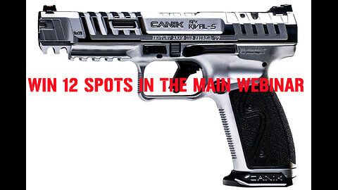 Canik SFX Rival-S 9mm MINI #1 FOR 12 SPOTS IN THE MAIN WEBINAR