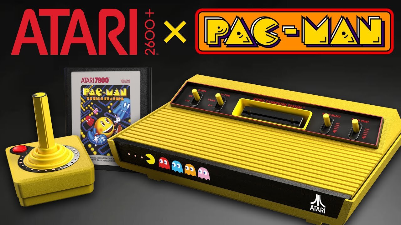 Atari x PAC-MAN Collection: New Console, Joysticks & Games