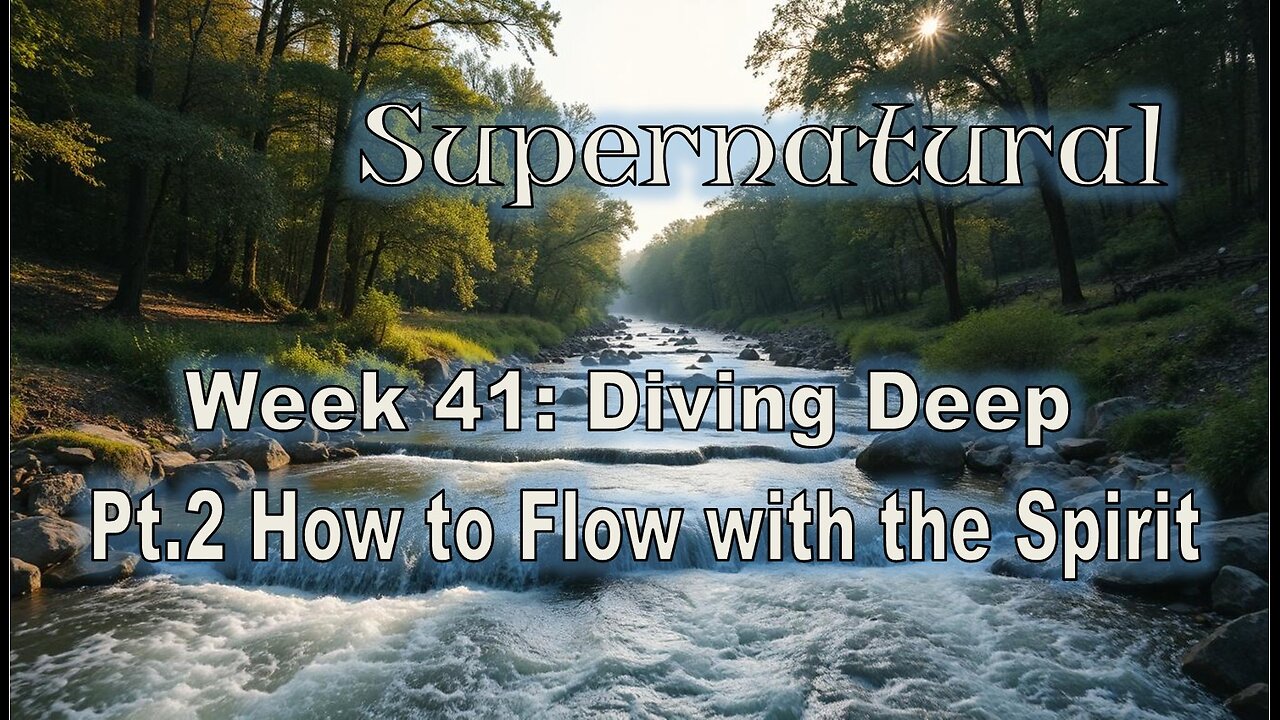 Diving Deeper: Pt. 2 How to Flow with the Spirit - #jesus #motivation #biblestudy