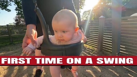 Kayla Tries a Swing for the First Time Ever!
