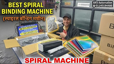 Best Spiral Binding Machine Dealers for Delhi, Gurugram, Ghaziabad & Faridabad