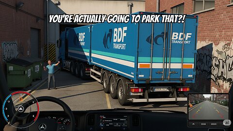 You're actually going to park that?!
