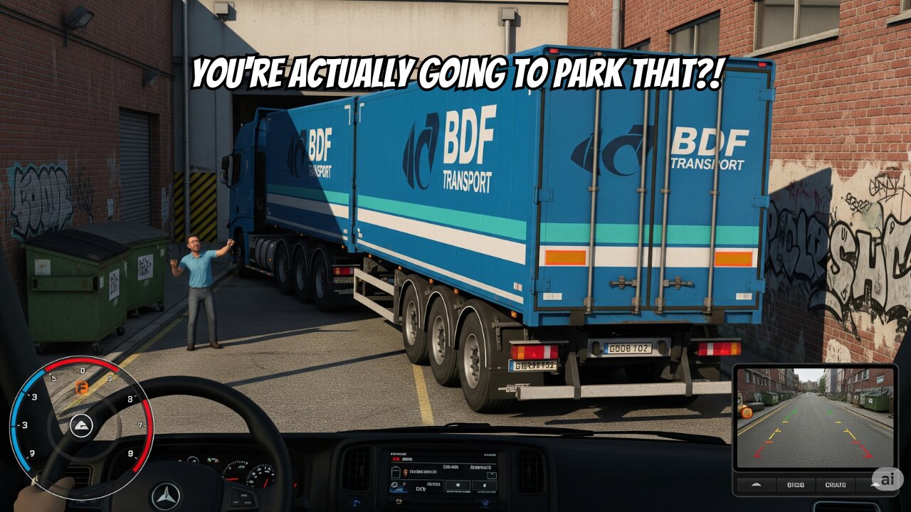 You're actually going to park that?!