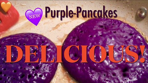 Easy Delicious Pancake Box Mix & PURPLE Sweet Potato Powder