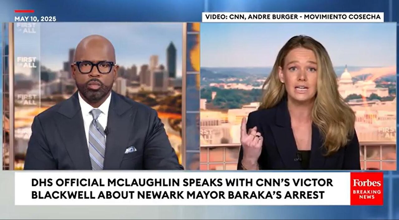 TopCNN: DHS Official Responds To Newark Mayor Ras Baraka’s Arrest During An Interview