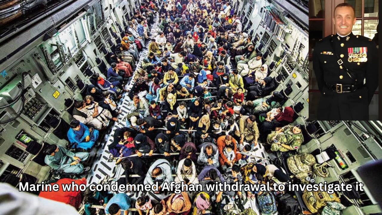 Marine Lt Col who was jailed for his stance on Afghan withdrawal to investigate it for DOD