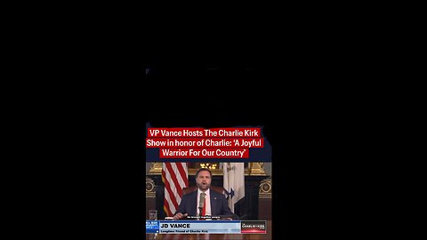 J.D. Vance Revives Charlie Kirk’s Voice from the White House: A Symbolic Transfer of Leadership