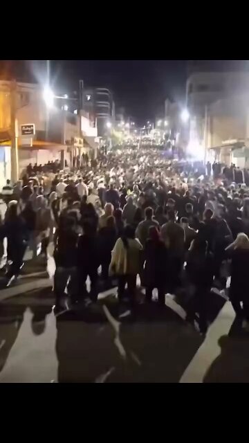 Massive anti-government protests began in western Iran.