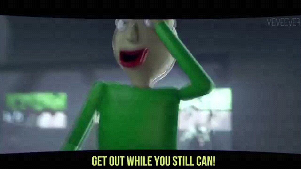 Baldi get out while you still can