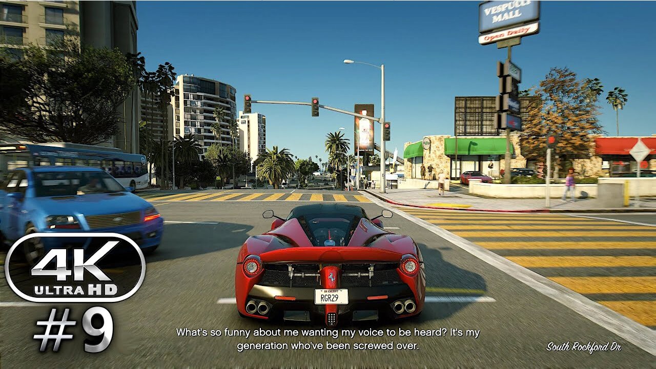 Grand Theft Auto 5 4K Ultra Graphics Gameplay Walkthrough Part 9