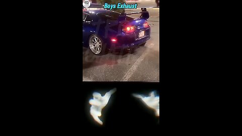 BOYS HAVE MODIFIED OPTION IN ADVANCE😂🔥💀|| WAIT FOR SUPRATATATA💥||#cars #exhaust #supra #troll