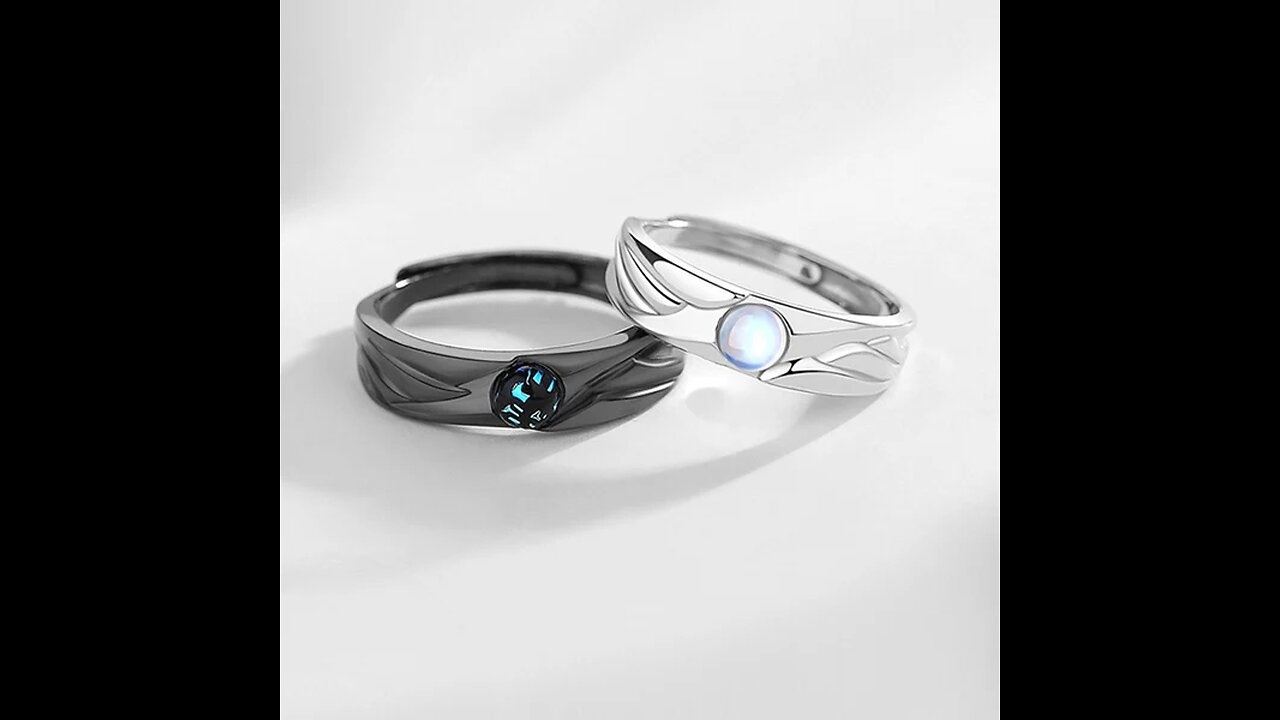 925 Sterling Silver Couple Rings for You and Your Partner, Best Gift for Valentine's Day