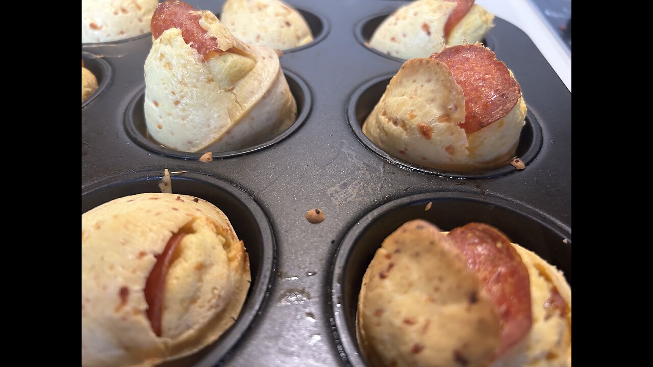Out of the oven Brazilian keto muffins and Rudy Giuliani Show