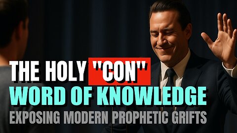 The Holy Con: Word of Knowledge - Exposing Modern Prophetic Grifts | Jed Hartley | Podcast Ep. 366