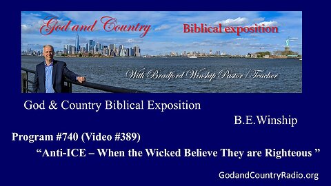389 - Anti-ICE - When the Wicked Believe They are Righteous