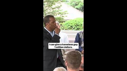 give a homeless guy a million dollars