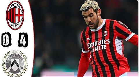 Udinese-Milan 0 - 4 | HIGHLIGHTS & GOALS | Serie A 2024/25