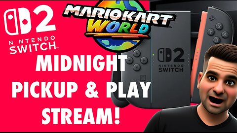 MIDNIGHT PICK UP & PLAY STREAM! - gamestop/unbox/setup/play