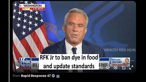 RFK Jr pushing to get dyes out of food and set new standards