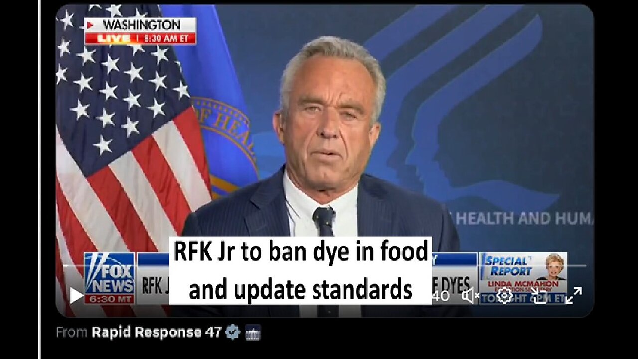 RFK Jr pushing to get dyes out of food and set new standards