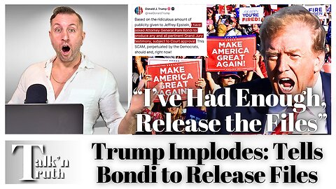 Trump IMPLODES & Tells Bondi to Release "Pertinent" Court Testimony