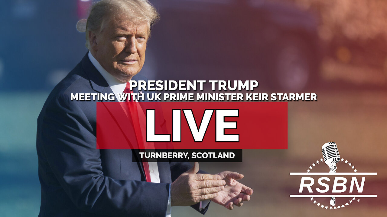 LIVE REPLAY: Trump Visits Scotland; JD Vance Celebrates in Ohio - 7/28/25