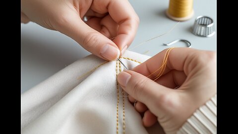 How to Hand Sew a Hidden Stitch or Invisible stitch