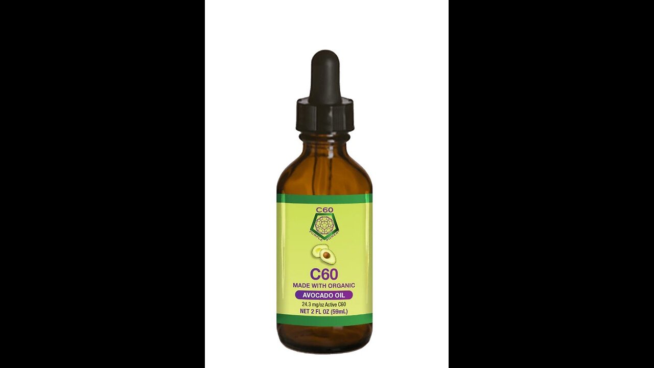 C60 in Organic Avocado Oil (2oz)