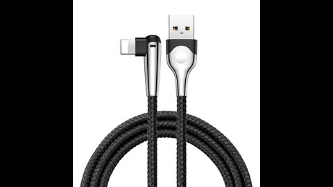 Right Angle Comfortable Cable with Extra Sparkle