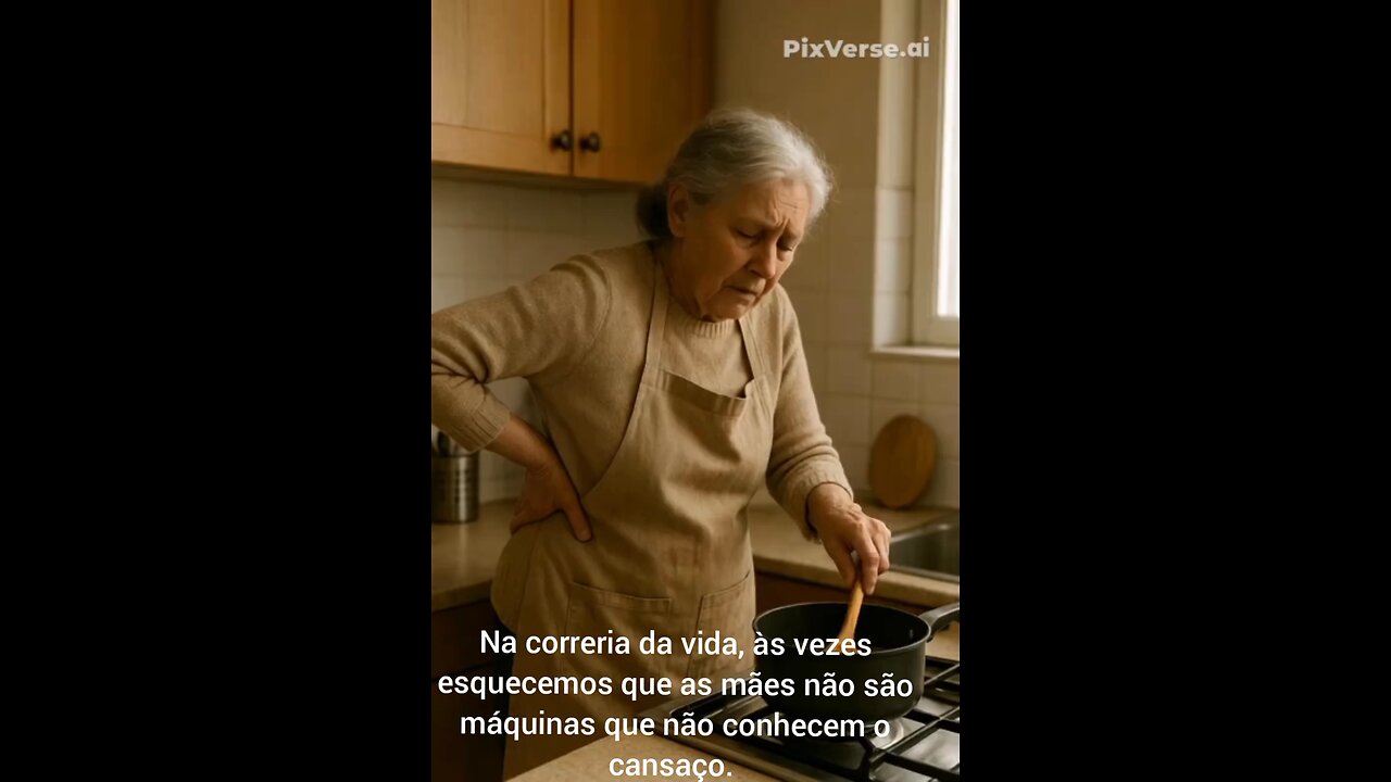 Seja carinhoso com sua mãe… não espere o amanhã para dizer que a ama."