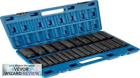 VEVOR Impact Socket Set 1/2 Inches 26 Piece Impact Sockets Deep Socket Review