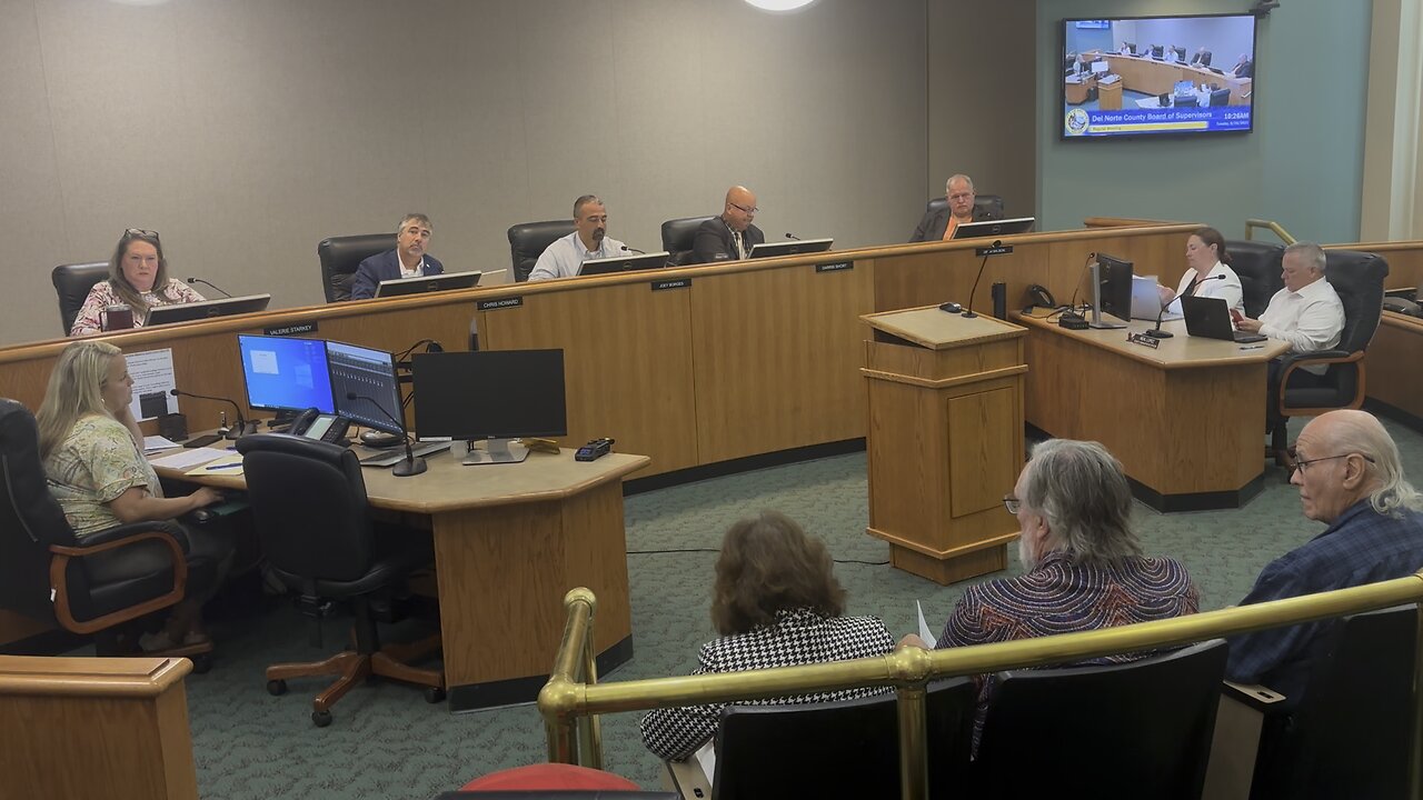 Nurse Appears at 8/26/25 Del Norte County Board of Supervisors With Me