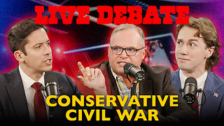 Right Wing Civil War: "Israel & Economy Crisis" HEATED Debate With Michael Knowles | Bar Fight