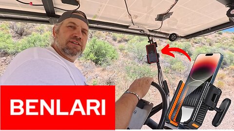 BENLARI MAGNETIC Golf Cart Phone Holder for Easy Access!