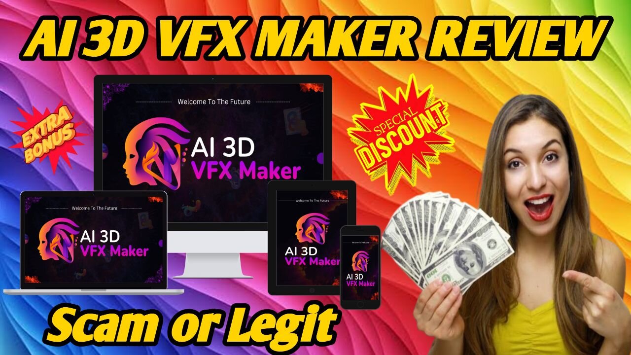 AI 3D VFX MAKER REVIEW - AI 3D VFX CGI MAKER = Viral Reels + Profitable Ads in Seconds