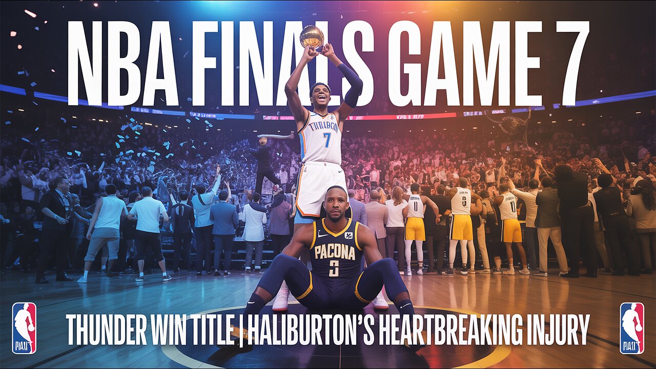 NBA Finals Game 7: Thunder Crowned Champions After Haliburton Injury Shakes Pacers