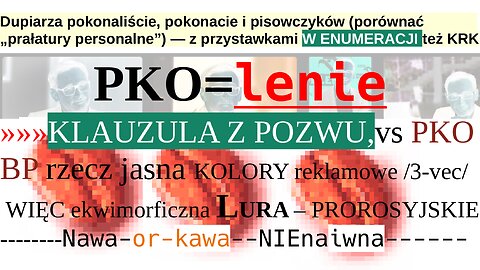 Dupiarza pokonaliŚCIE, pokonacie i pisowczyków (por. „prałatury personalne”!!) z przystawkami #pis