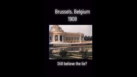 "Unveiling the Historic Grandeur: Brussels, Belgium in the Year 1908"